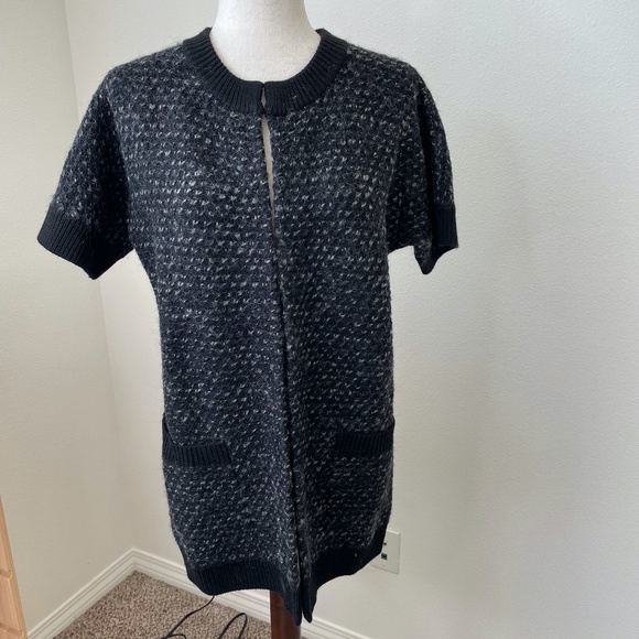 Pendleton Sweaters - Pendleton Wool Short Sleeve Open Thick Cardigan Knit Sweater